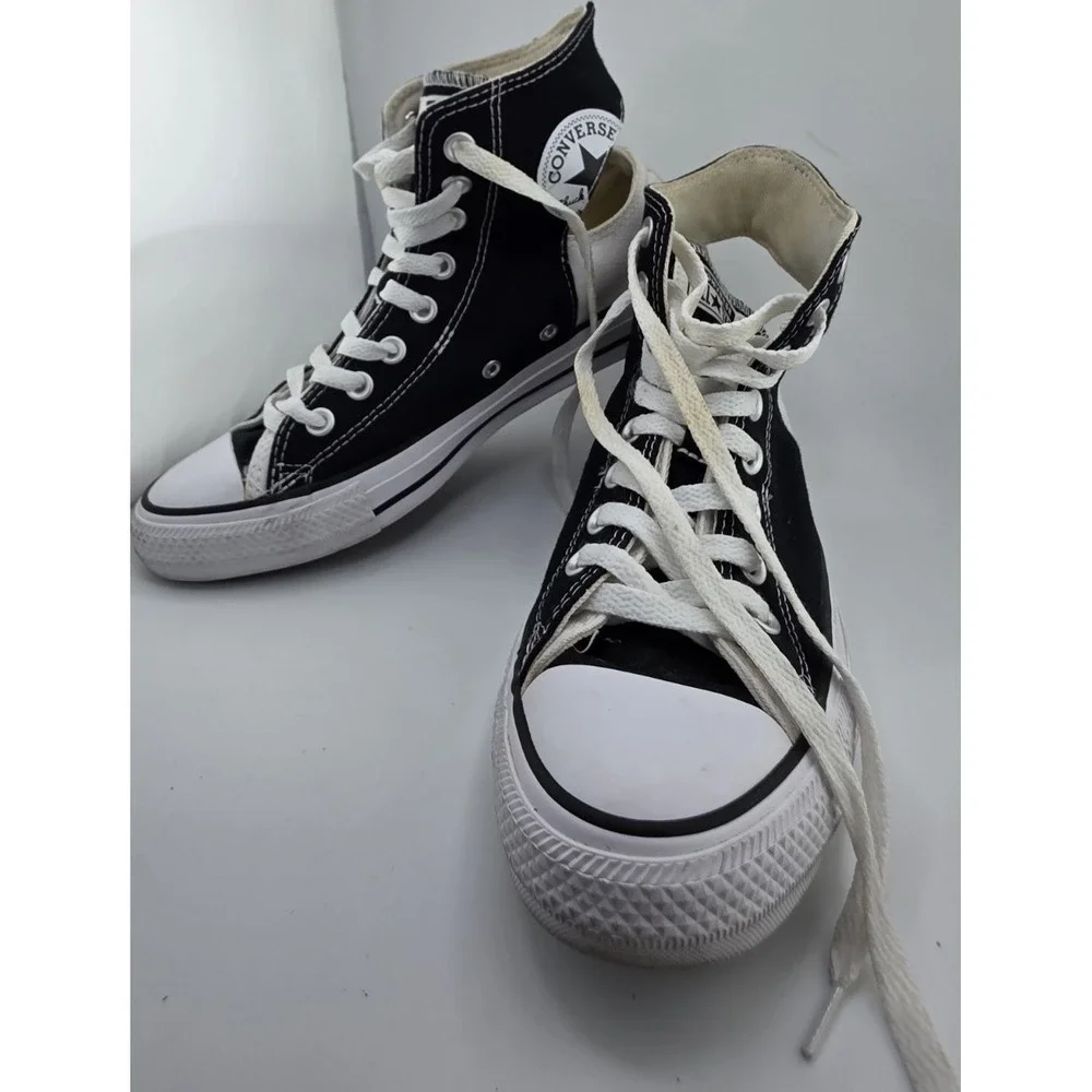 Converse Chuck‎ Taylor All Star High Top Sneakers Black White Unisex Sz 7/9